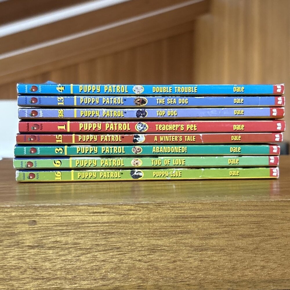 Puppy Patrol Chapter Book Lot 8 Teachers Pet Homeschool Jenny Dale Class Mascot